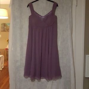 Jenny Yoo dress 100% silk lavender dress size 6